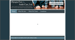 Desktop Screenshot of olympiafoot.com
