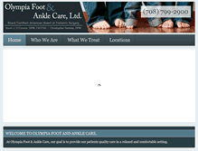Tablet Screenshot of olympiafoot.com